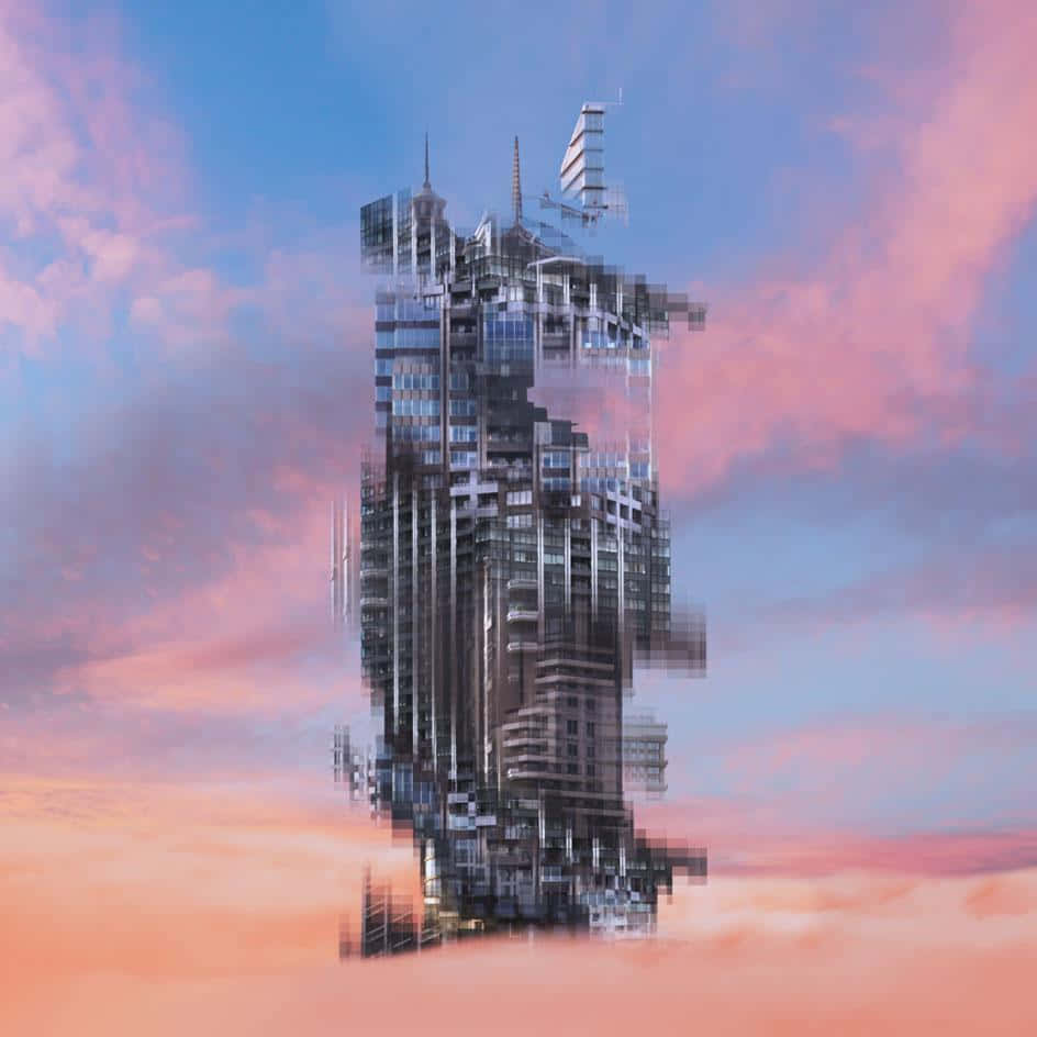 Futuristic_ Skyscraper_at_ Dusk Wallpaper