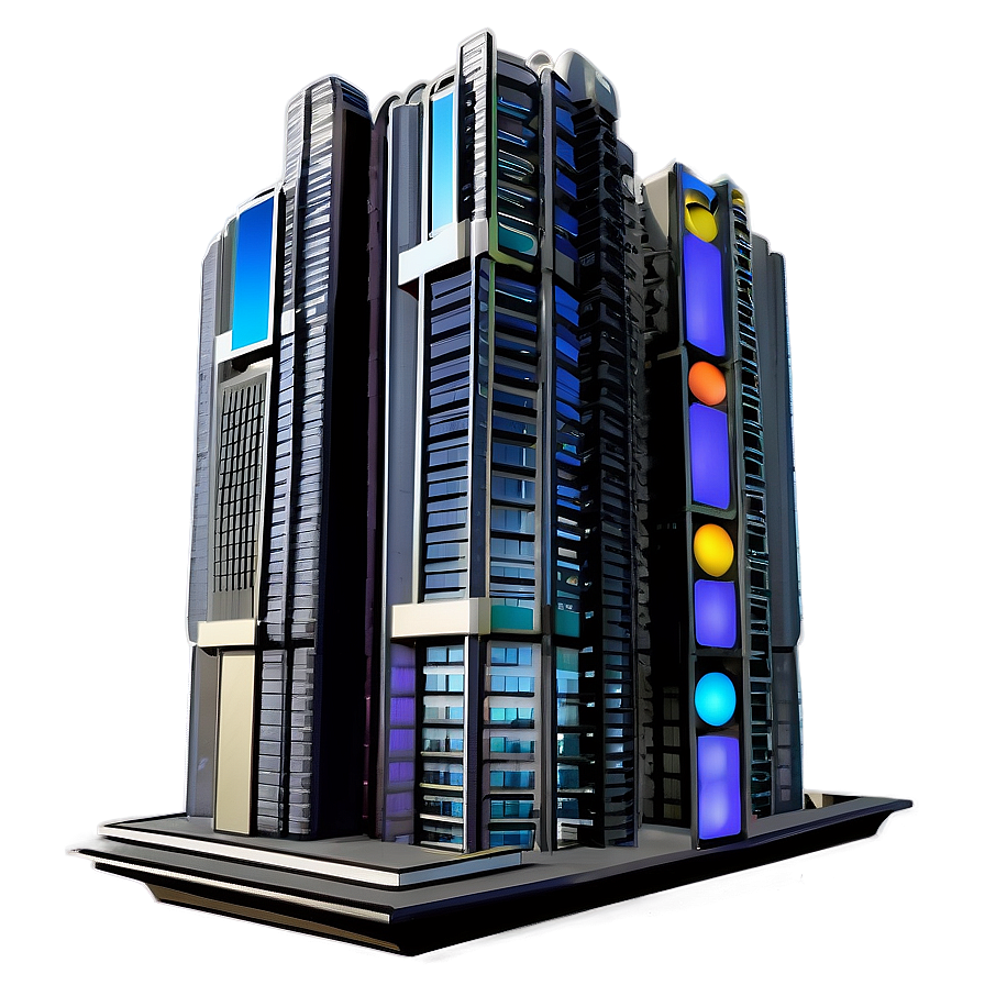 Download Futuristic Skyscraper Concept Png Ega | Wallpapers.com