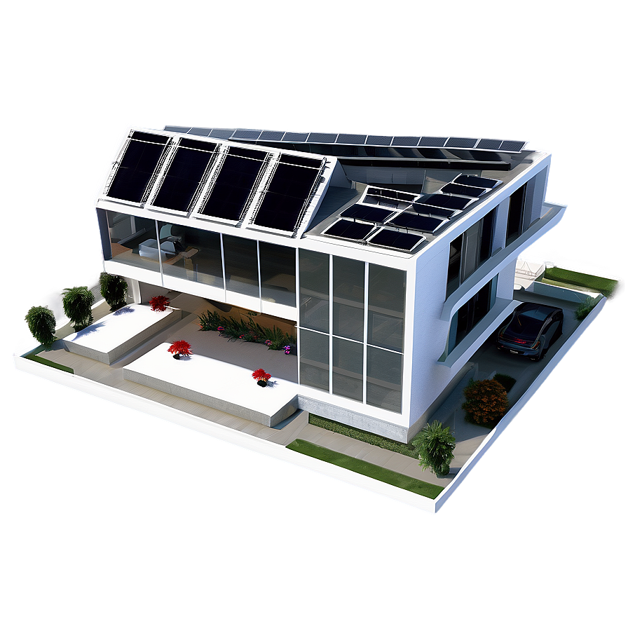 Futuristic Smart House Png Gdf PNG