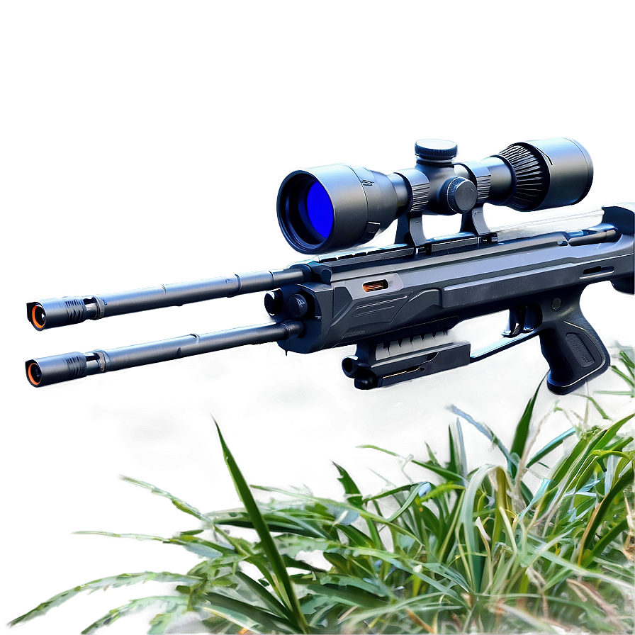 Futuristic Sniper Rifle Concept Png 06262024 PNG