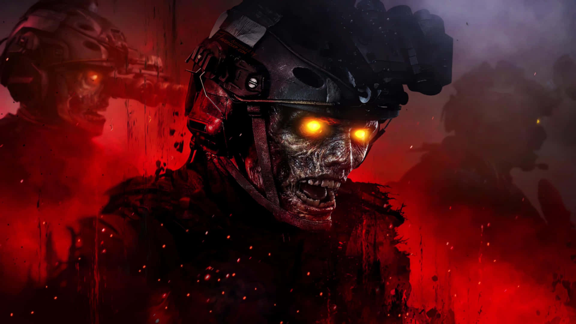 Futuristic_ Soldier_ Skull_ Artwork Wallpaper