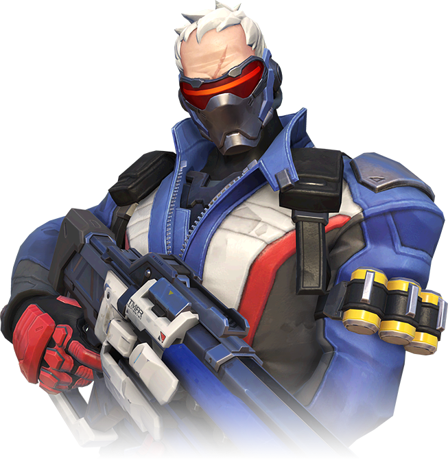 Futuristic Soldier With Gun PNG