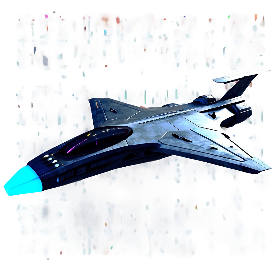 Futuristic Space Jet Png Frr50 PNG