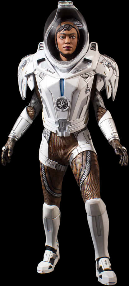 Futuristic Space Suit Cosplay PNG