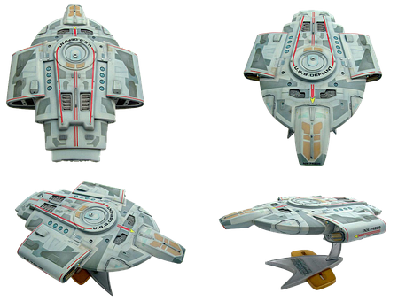 Futuristic Spacecraft Designs PNG