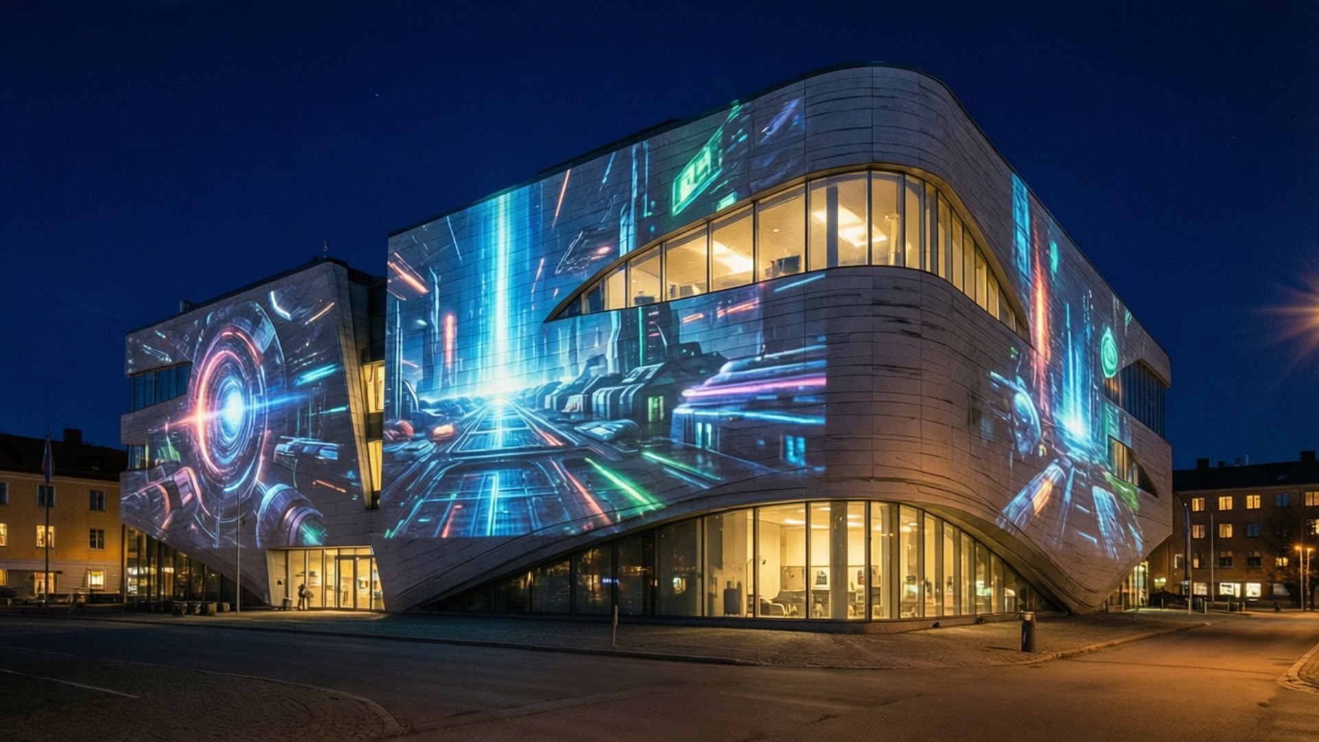 Futuristiska Visuals Bakgrundsbilder