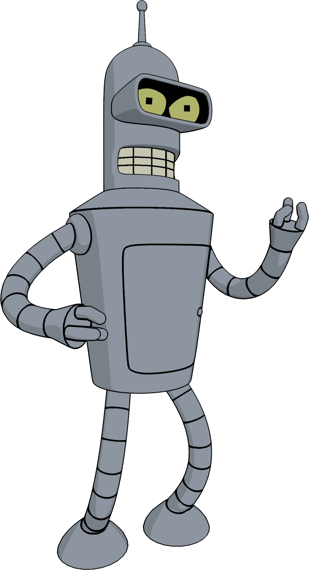 Futuristic Wanderer, Bender From Futurama.
