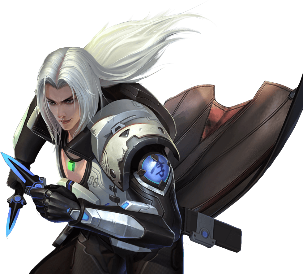 Futuristic Warrior Sephiroth Interpretation PNG