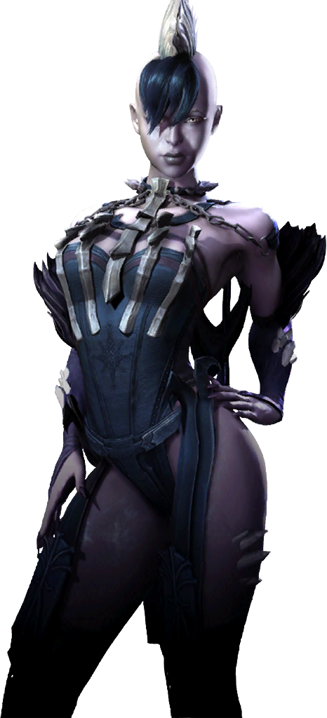 Futuristic Warrior Woman.png PNG