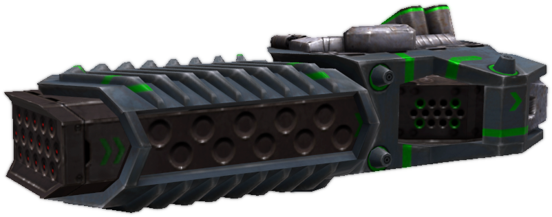 Futuristic Weapon Design Thunder PNG