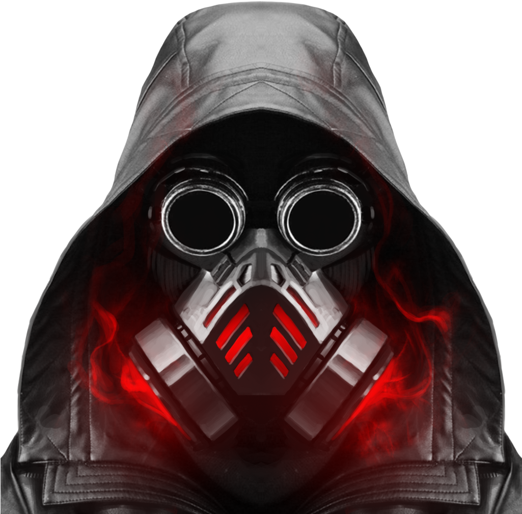 Futuristic_ Gas_ Mask_with_ Hood PNG