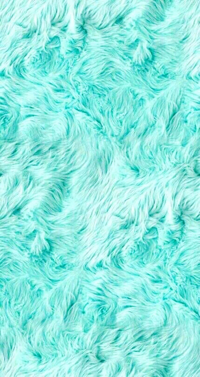 Fuzzy Light Blue Fabric Wallpaper