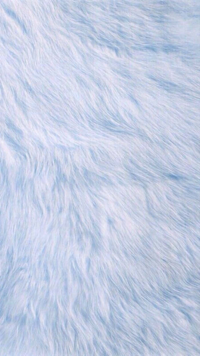 Fuzzy Light Blue Fur Wallpaper