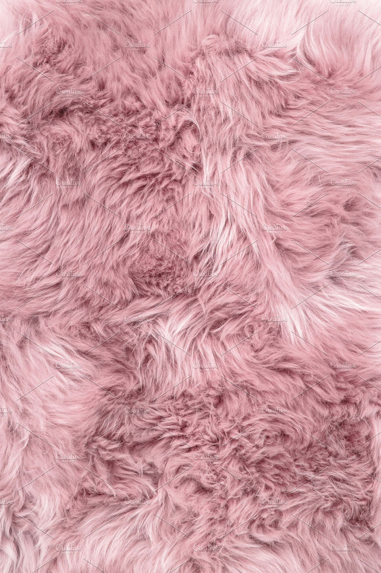 Fuzzy Light Pink Fur Wallpaper