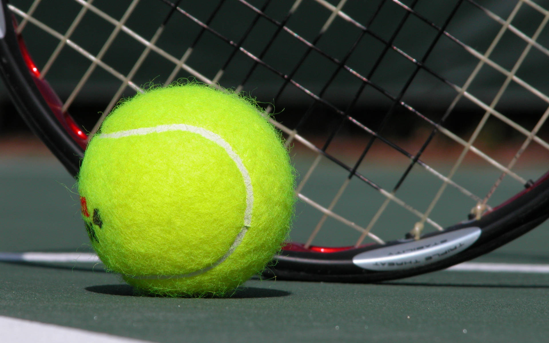 Fuzzy Tennis Ball Wallpaper