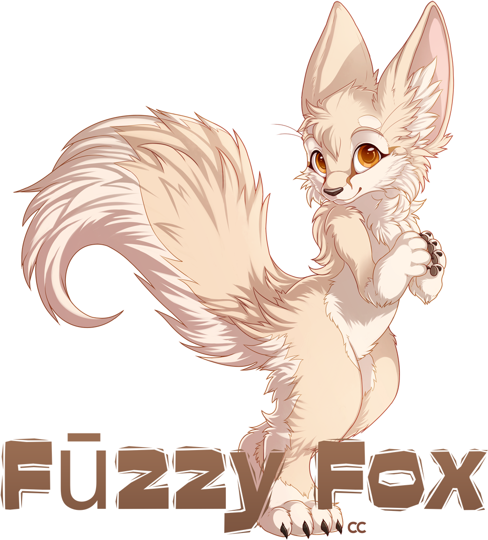 Fuzzy_ Fox_ Character_ Artwork PNG