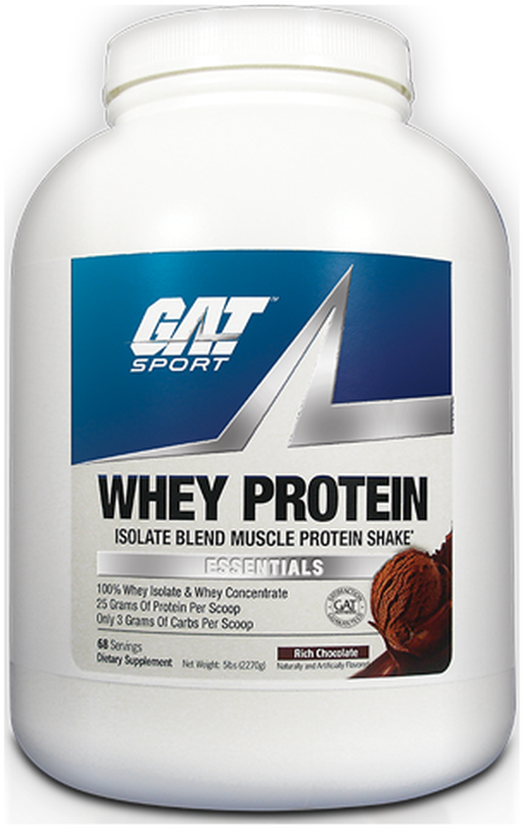 G A T Sport Whey Protein Container PNG