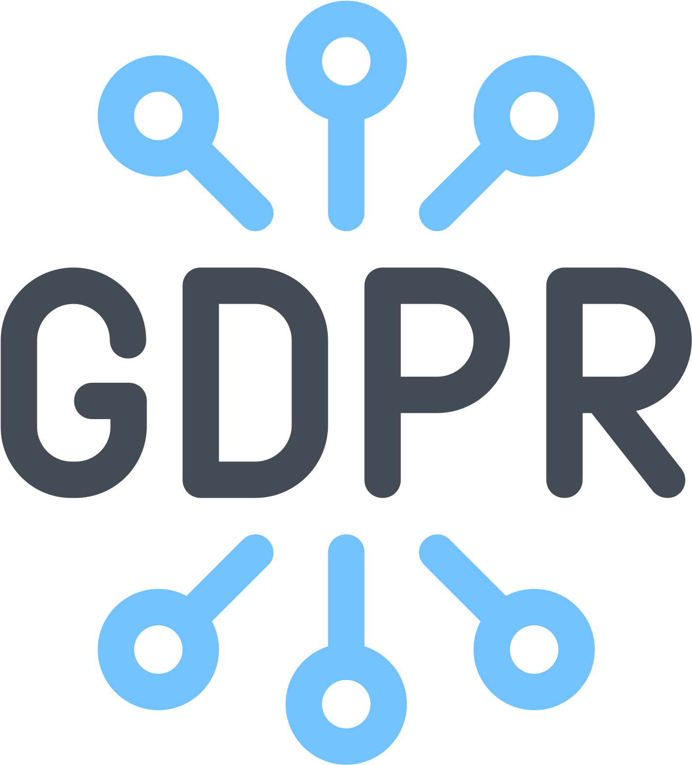 G D P R Network Icon PNG