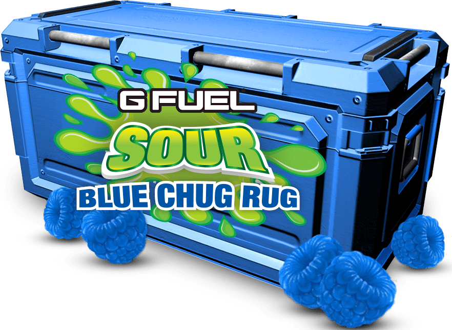 G Fuel Sour Blue Chug Rug Promotion PNG