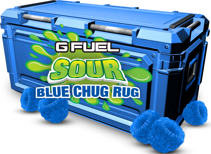 Download G Fuel Sour Blue Chug Rug Promotion | Wallpapers.com