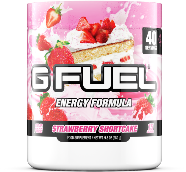 G Fuel Strawberry Shortcake Energy Formula PNG