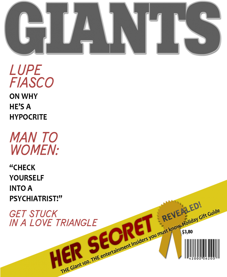 G I A N T S Magazine Cover Lupe Fiasco PNG