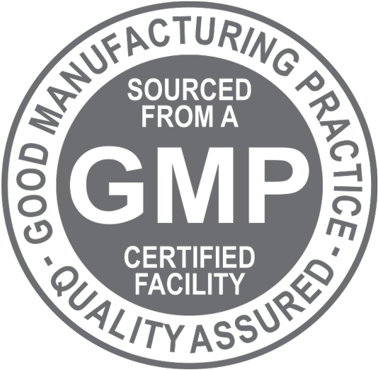 G M P Certified Facility Seal PNG