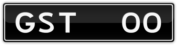 G S T Number Plate Design PNG