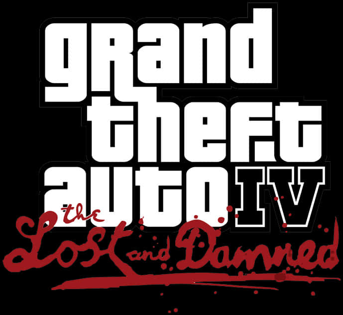 G T A I V The Lostand Damned Logo PNG
