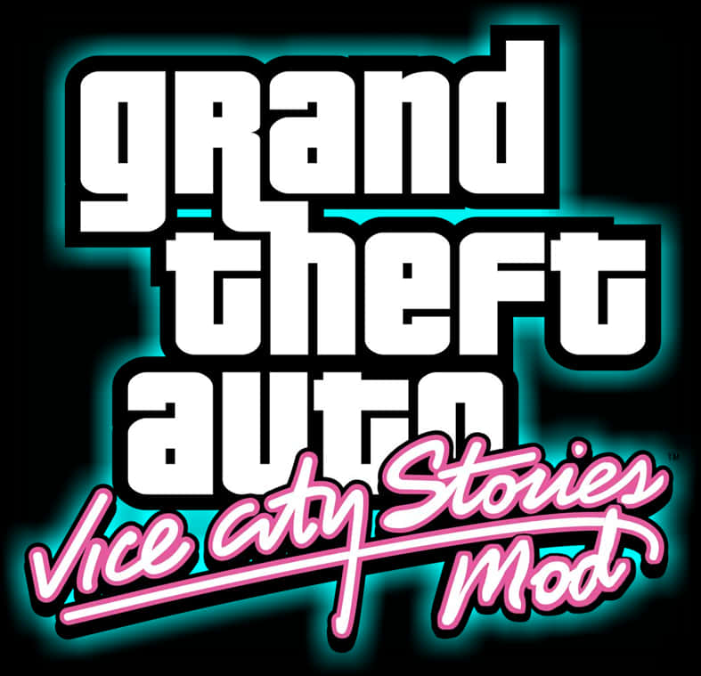 G T A Vice City Stories Mod Logo PNG