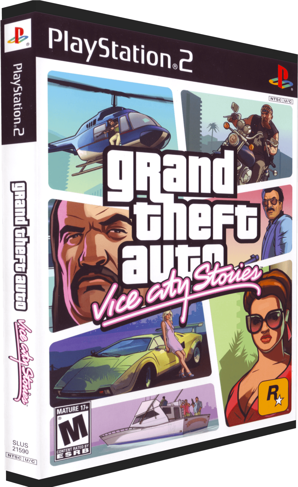 G T A Vice City Stories P S2 Cover Art PNG