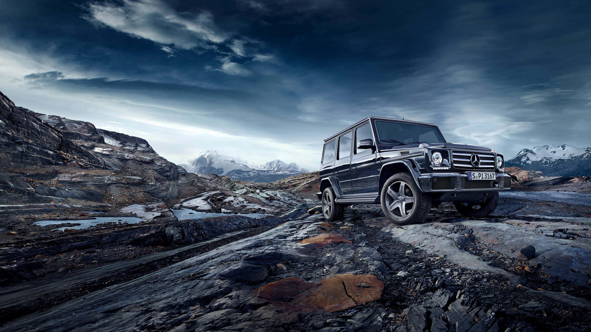 G Wagon Mountain Terrain Adventure Wallpaper