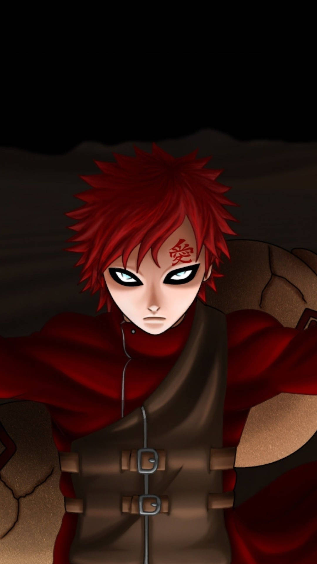 En rødhåret anime-karakter med et sværd Wallpaper