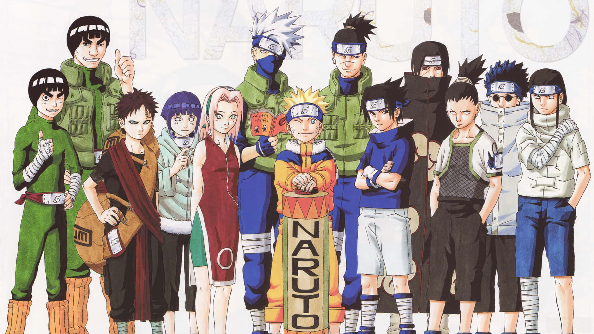 Personajesde Anime Gaara Y Naruto Fondo de pantalla
