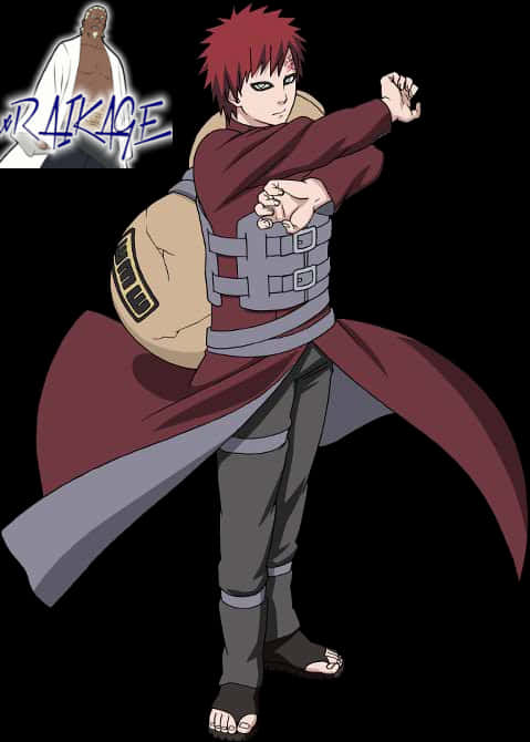 Download Gaara Naruto Anime Character | Wallpapers.com