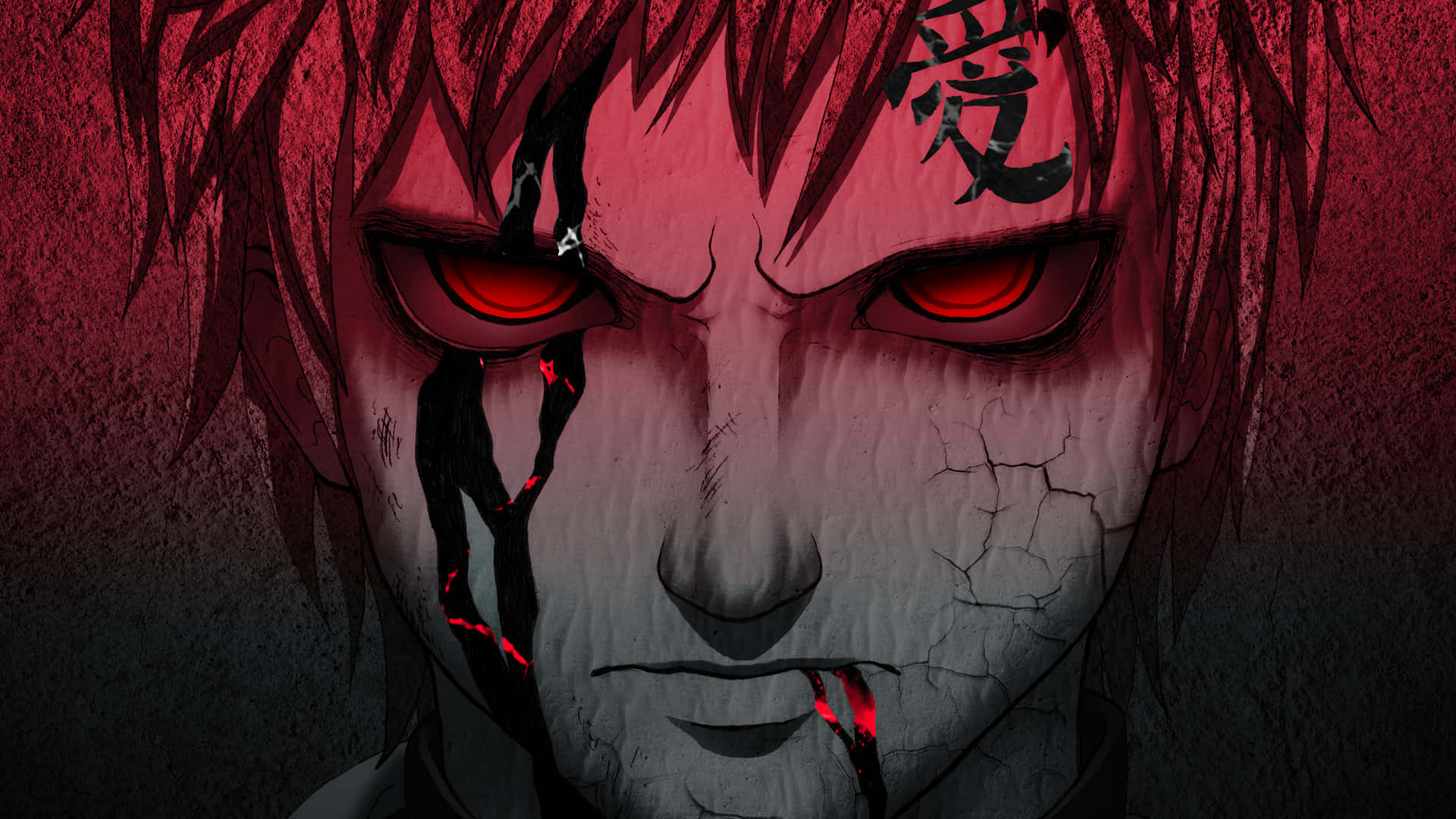 Gaara Red Eyes Naruto Anime Wallpaper