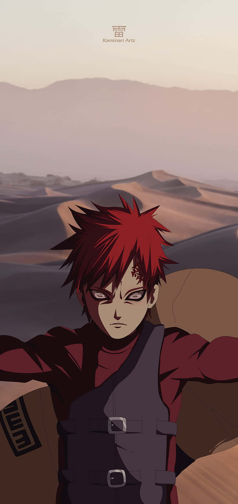 Gaara,un Personaggio Fedele Nella Amata Serie Anime, Naruto. Sfondo