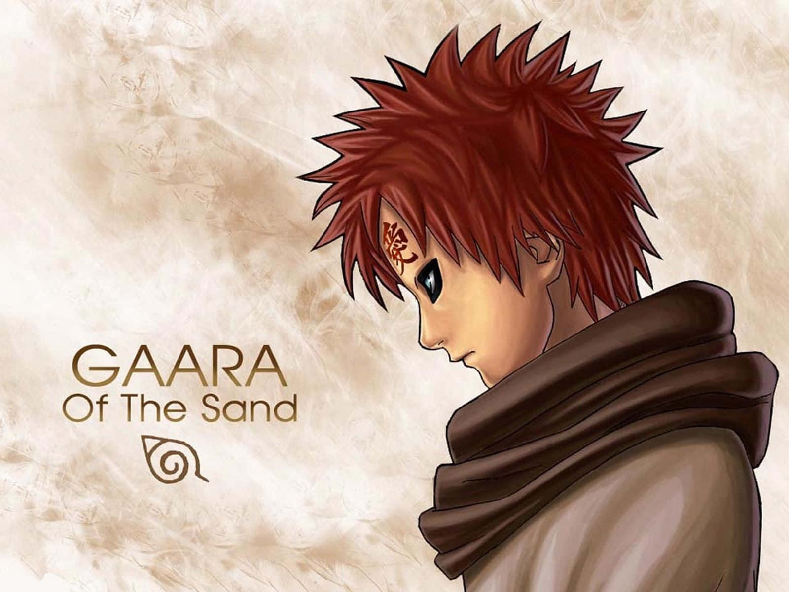 Gaara Naruto Anime Side-view Profile Wallpaper