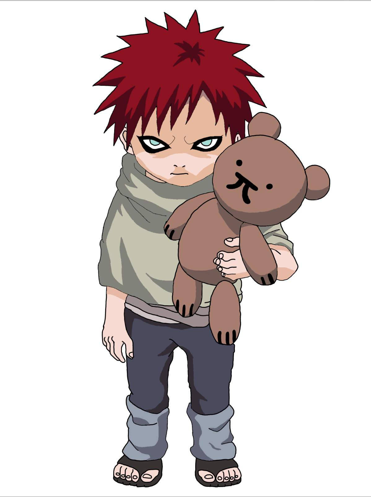 Download Gaara Of The Desert Naruto Black Wallpaper