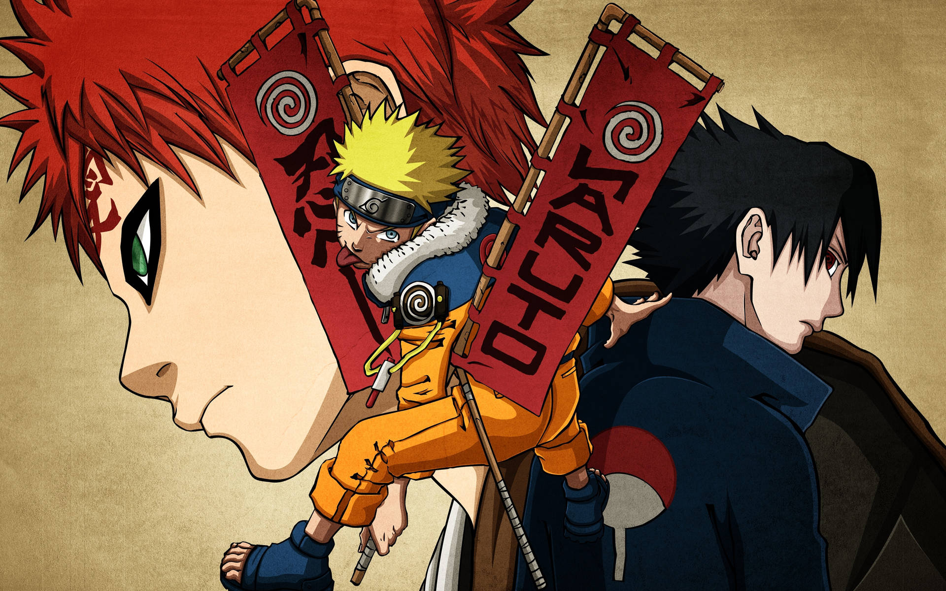 Download Gaara Red Eyes Naruto Anime Wallpaper