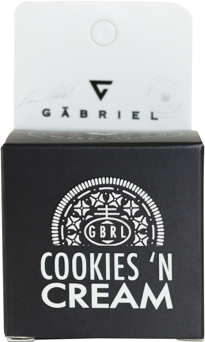 Gabriel Cookiesand Cream Product Packaging PNG