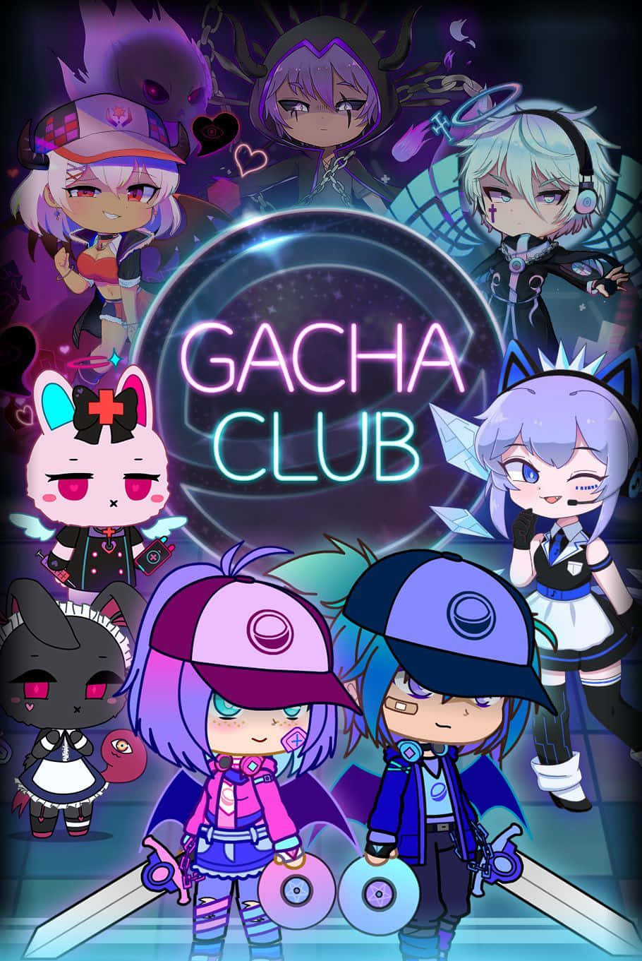 Utforskavärlden Av Gacha Club Girl. Wallpaper