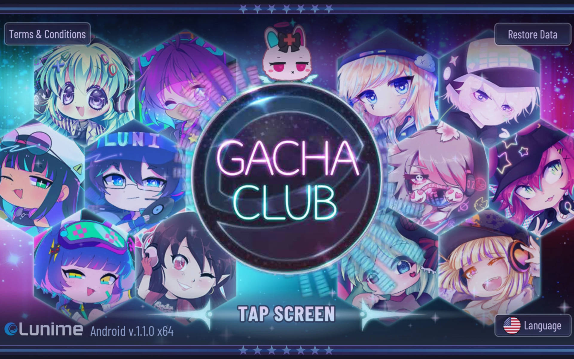 Gacha Club Title Screen Wallpaper