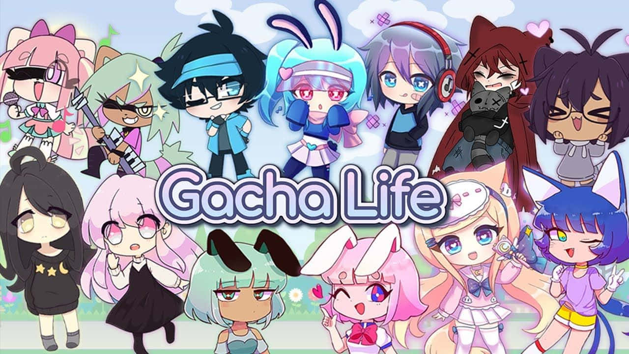 "Bring out your inner fashion designer with Gacha Life!" Wallpaper
