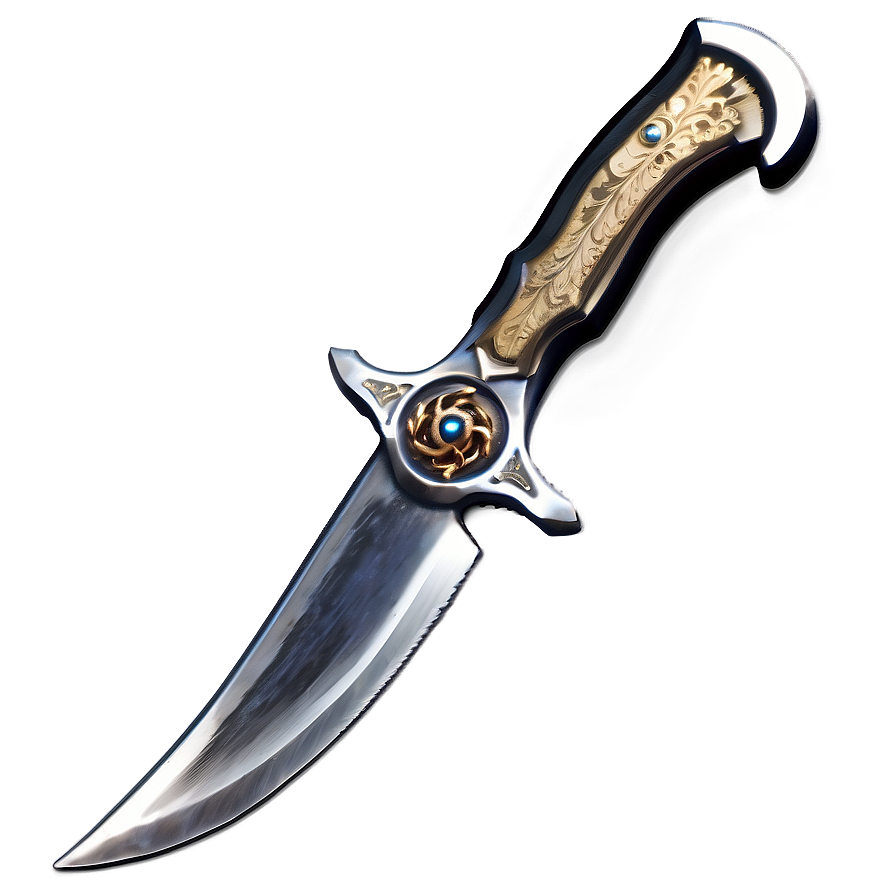 Gacha Style Dagger Knife Png 06272024 PNG