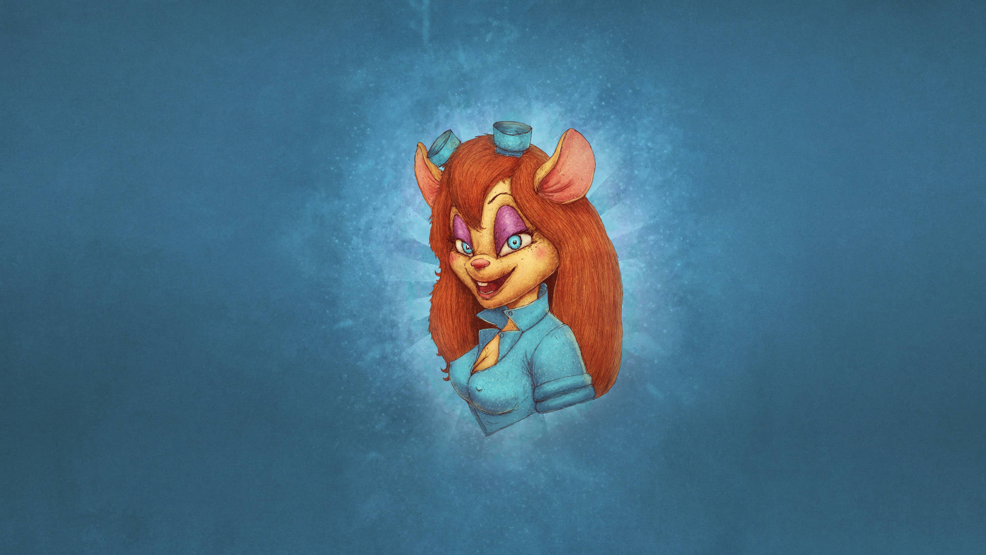 Gadget Hackwrench From Chip N Dale Rescue Rangers Background