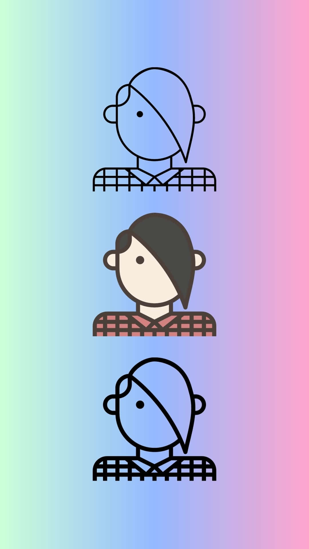 Gadis Emo Imut Dengan Potongan Rambut Bergaya Wallpaper