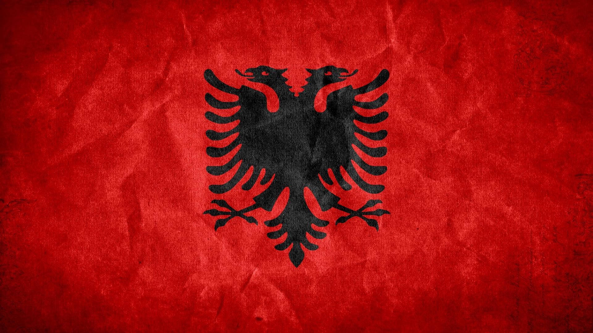 Albanienflagge Hintergrundbild - Hintergrundbilder Wallpaper