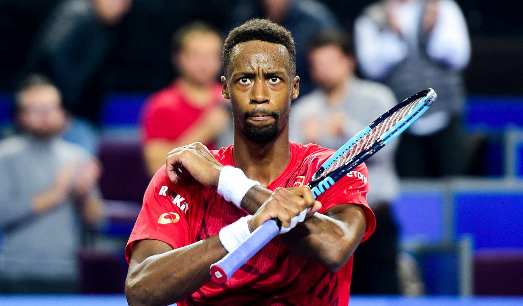 Gael Monfils With Arms Crossed Wallpaper