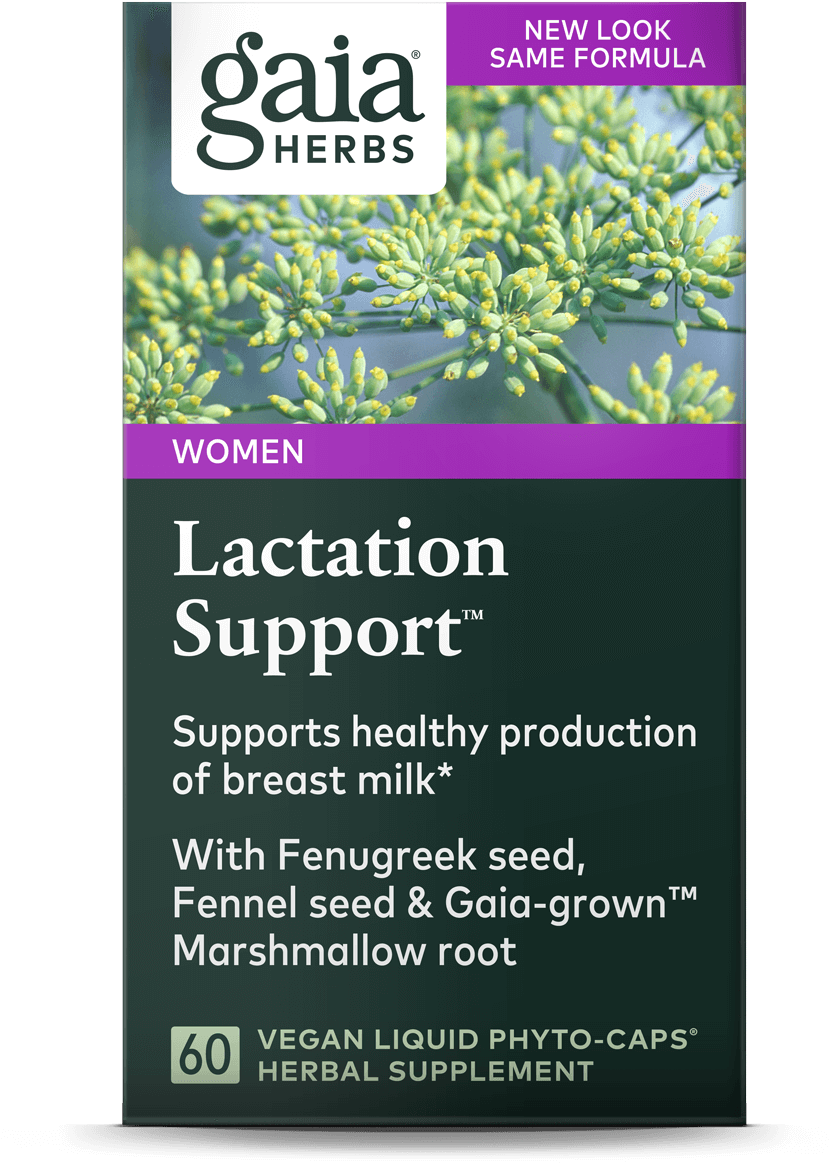 Gaia Herbs Lactation Support Supplement PNG